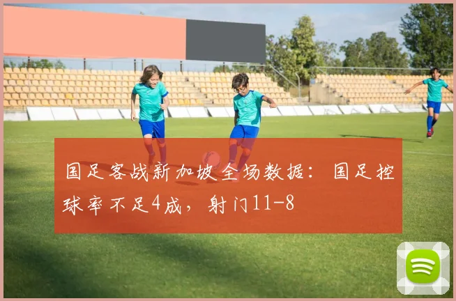 国足客战新加坡全场数据：国足控球率不足4成，射门11-8